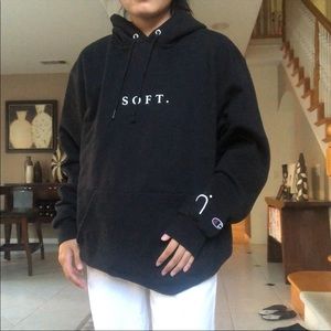 champion black sweatshirt
